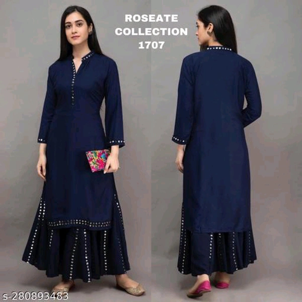 Charvi Superior Women Kurta With Bottomwear Sets - M
