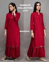 Charvi Superior Women Kurta With Bottomwear Sets - M
