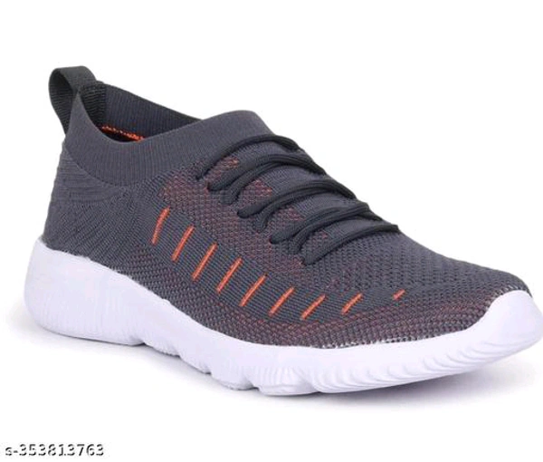 Aadab Trending Graceful Men Casual Shoes  - Dove Gray, 7