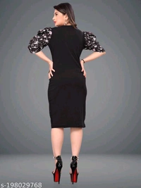 Classic Elegant Women Party Dresses - Black, XS