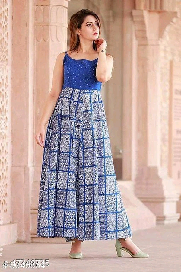 JD WOMEN KURTIES WITH JACKET (WHITE,BLUE) - XL