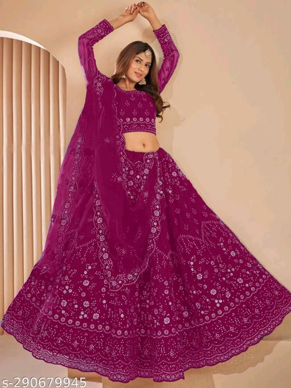 Trendy Voguish Women Lehenga Choli - Semi Stitched