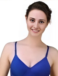 Sassy Stylish Cotton Fabric Women Bra 4 Pcs - 28A