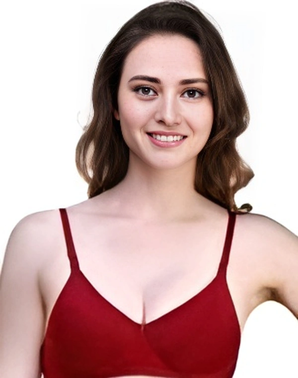 Sassy Stylish Cotton Fabric Women Bra 4 Pcs - 30B