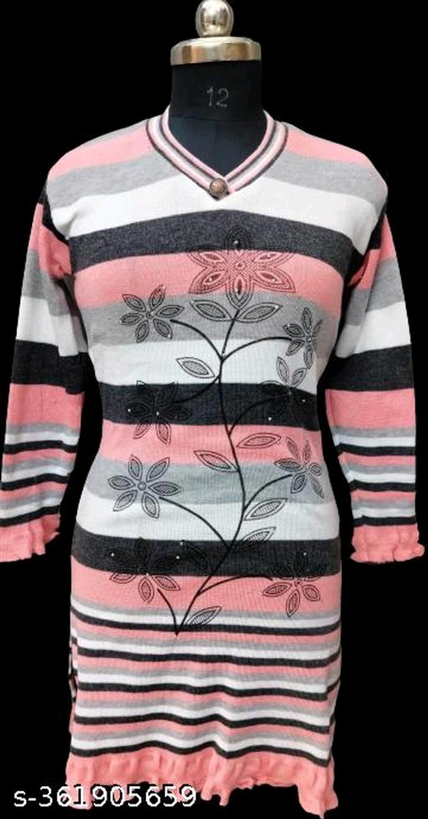 Adrika Superior Woolen Kurtis for Women  - XL