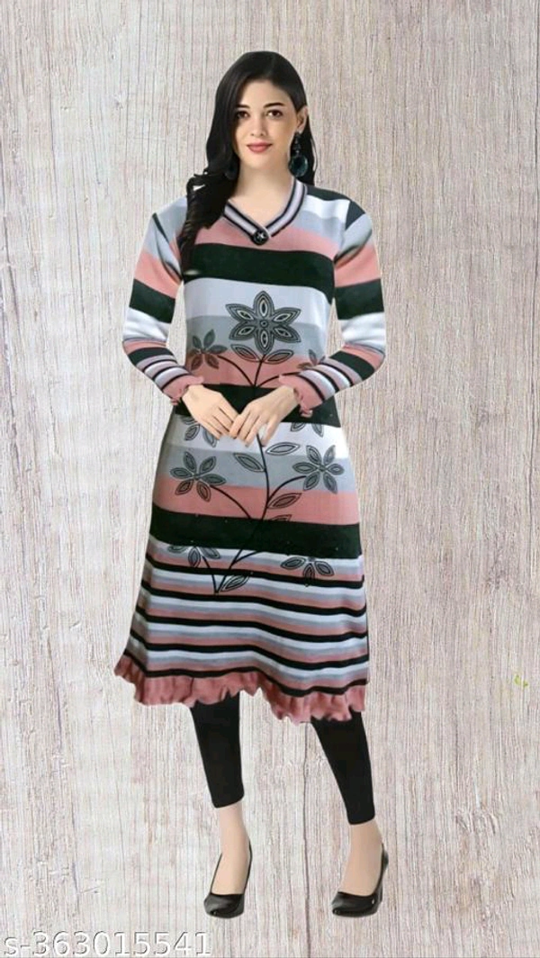Myra Voguish Woolen Kurtis for Women - XL