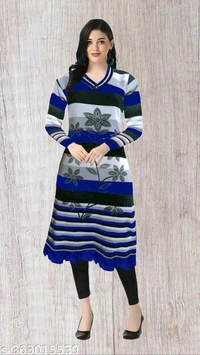 Myra Voguish Woolen Kurtis for Women - XL