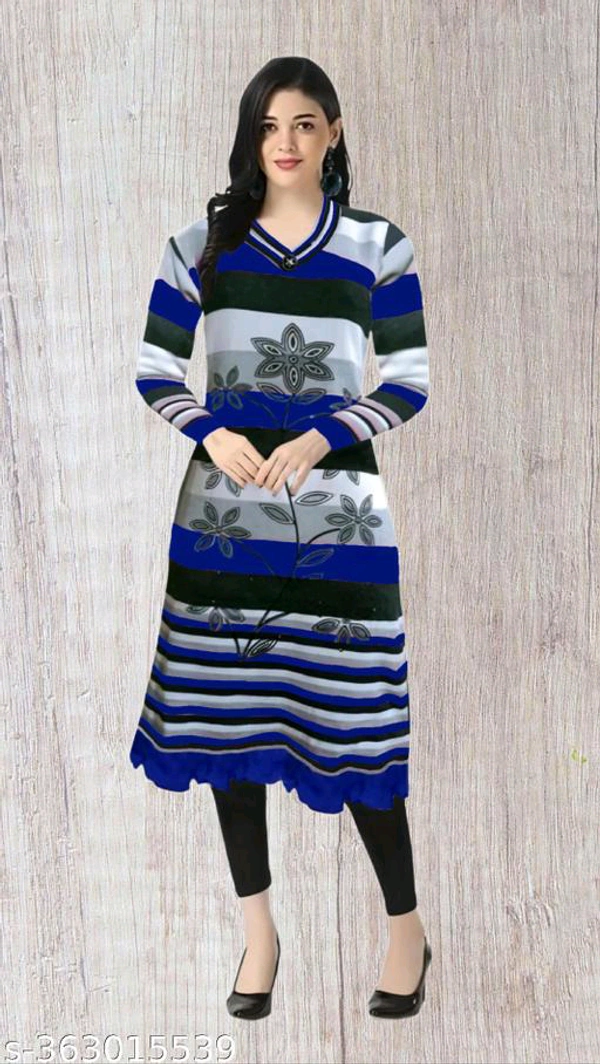 Myra Voguish Woolen Kurtis for Women - XL
