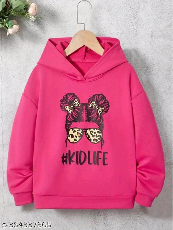 Modern Classy Girls Hoodies Sweatshirts - 2 Years To 14 Years