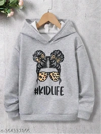 Modern Classy Girls Hoodies Sweatshirts - 2 Years To 14 Years