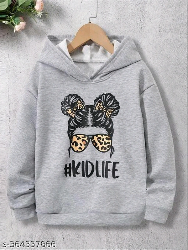 Modern Classy Girls Hoodies Sweatshirts - 2 Years To 14 Years