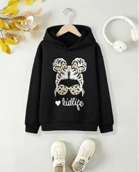 Modern Classy Girls Hoodies Sweatshirts - 2 Years To 14 Years