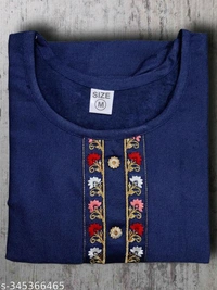 Chitrarekha Drishya Woolen Kurtis - L