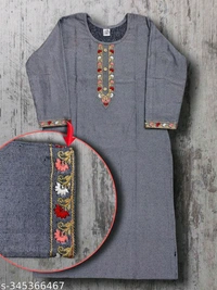 Chitrarekha Drishya Woolen Kurtis - L