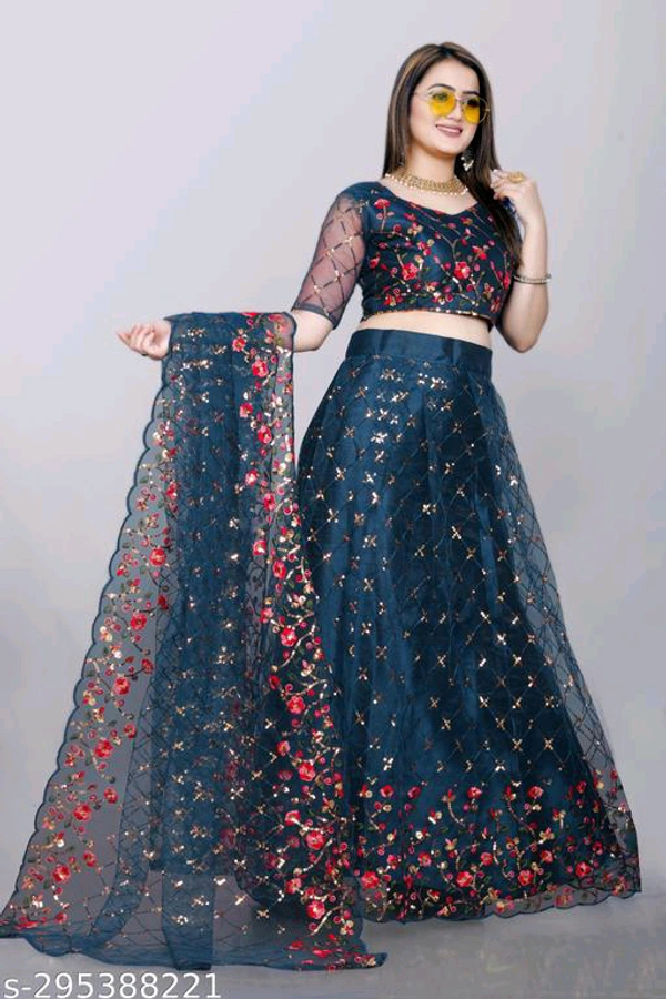 Myra Fabulous Women Party Lehenga - Free Size
