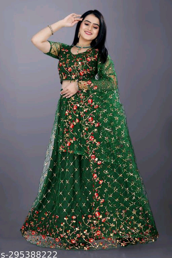 Myra Fabulous Women Party Lehenga - Free Size