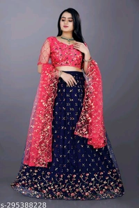 Myra Fabulous Women Party Lehenga - Free Size