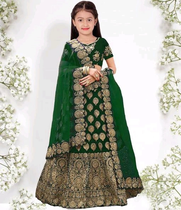 Agile Stylish Kids Girls Wedding Lehanga Cholis - 1 Years To 15 Years