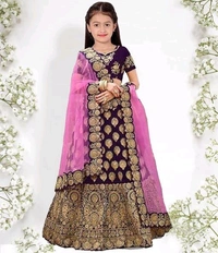 Agile Stylish Kids Girls Wedding Lehanga Cholis - 1 Years To 15 Years