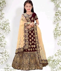 Agile Stylish Kids Girls Wedding Lehanga Cholis - 1 Years To 15 Years