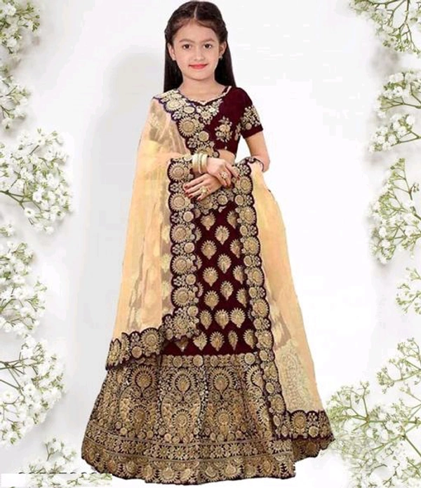 Agile Stylish Kids Girls Wedding Lehanga Cholis - 1 Years To 15 Years