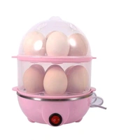 Double Layer Egg Boiler, Cooking, Boiling and Frying, (Multi Color, 350 Watt) - Free Size