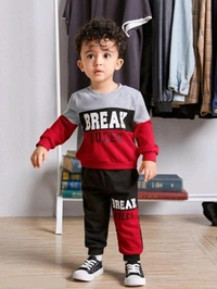 Cute Comfy Boys Top & Bottom Sets - 0 Months To 2 Years