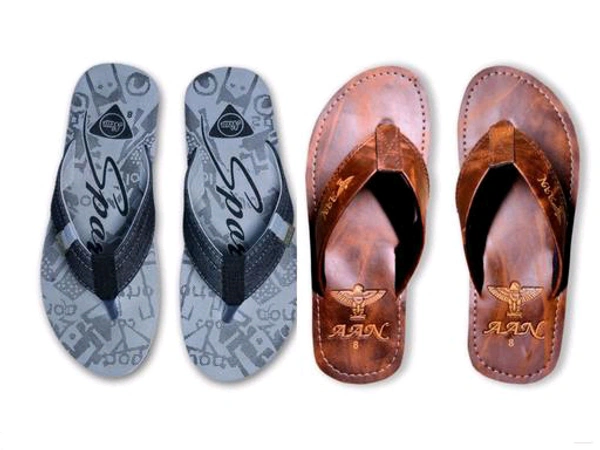 Aadab Trendy Men Flip Flops Sleepers - 8