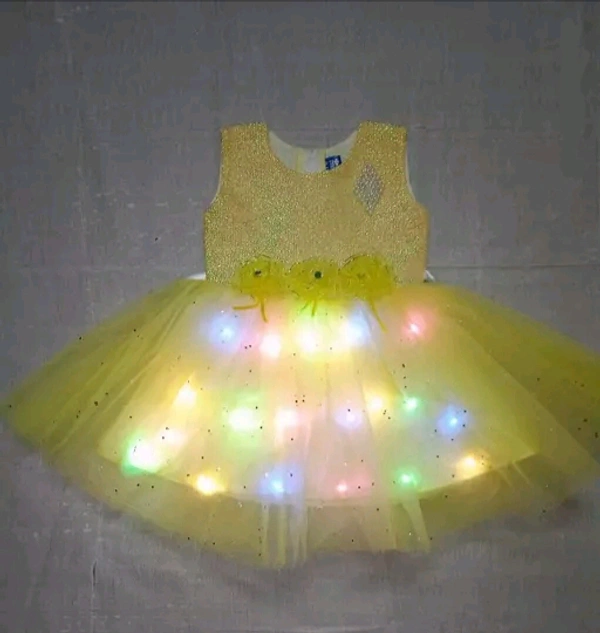 Cutiepie Stylish Girls Lighting Frocks & Dresses - 0 Months To 2 Years