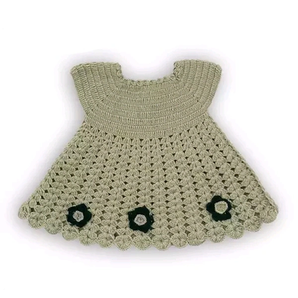 Baby Girls Handmade Sweaters Frock cum Dresses - 0 Months To 2 Years