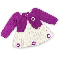 Baby Girls Handmade Sweaters Frock cum Dresses - 0 Months To 2 Years