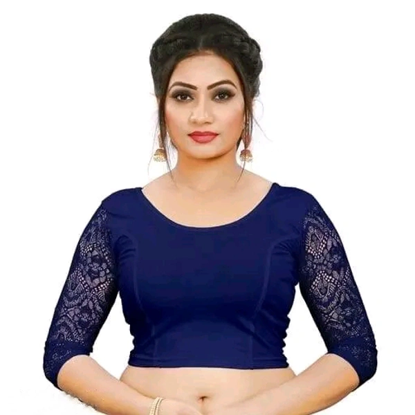 Readymade Stretchable Designer Blouse For Womens - 28 To 40