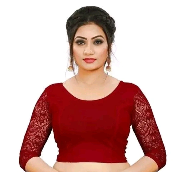 Readymade Stretchable Designer Blouse For Womens - 28 To 40
