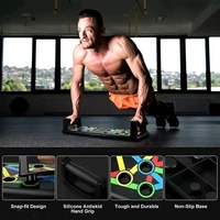 12 in 1 Foldable Push Up Rack Board Train Gym Training - Free Size