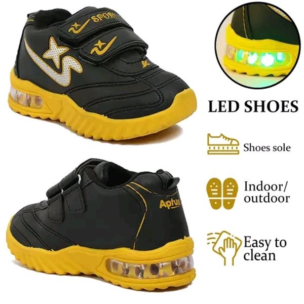 Kids LED Light Fancy Casual Shoes - 1 Years To 5 Years