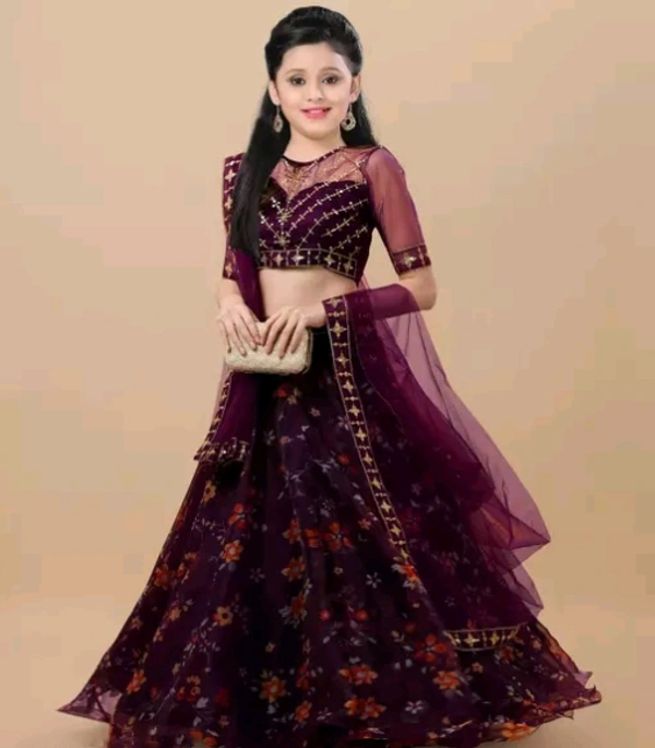 Agile Stylis Girls Trending Lehanga Cholis - 9 Years To 14 Years