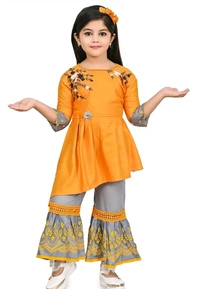 Girls Stylish Trending Sharara Clothing Sets - 3 Years To 9 Years