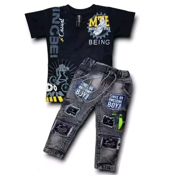 Boys Princess Stylus Top & Bottom Sets - 1 Years To 9 Years