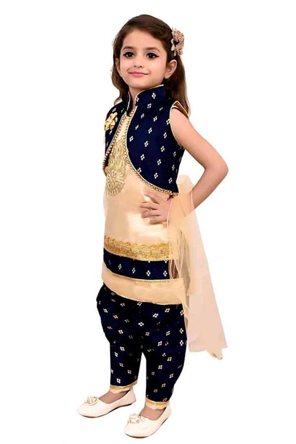 Girls Trending Styles Kurta Patiala Sets - 1 Year To 10 Years