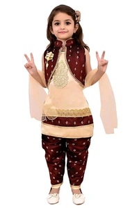 Girls Trending Styles Kurta Patiala Sets - 1 Year To 10 Years