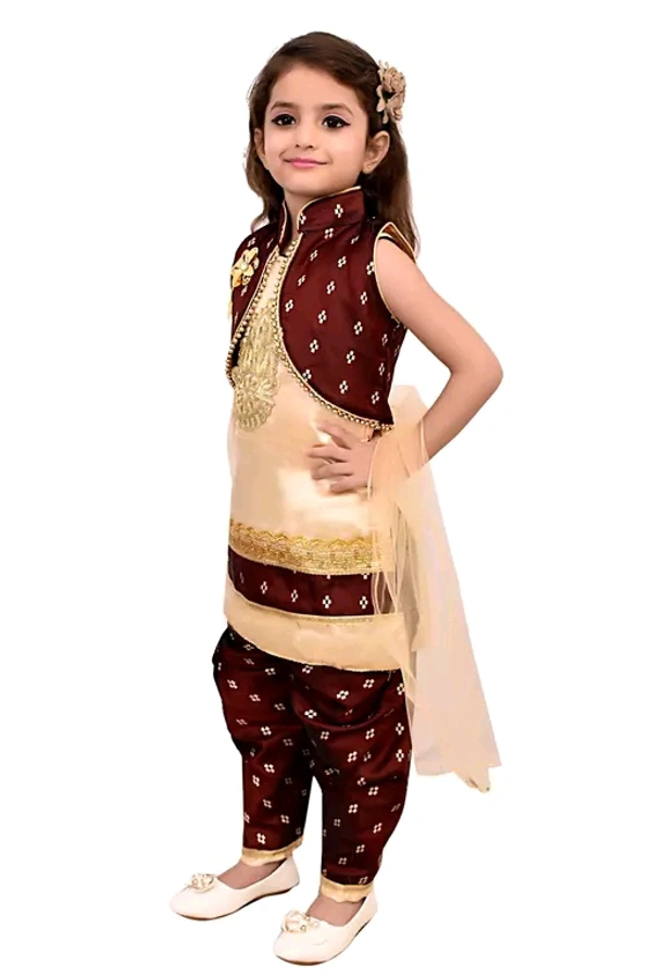 Girls Trending Styles Kurta Patiala Sets - 1 Year To 10 Years