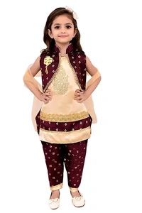 Girls Trending Styles Kurta Patiala Sets - 1 Year To 10 Years
