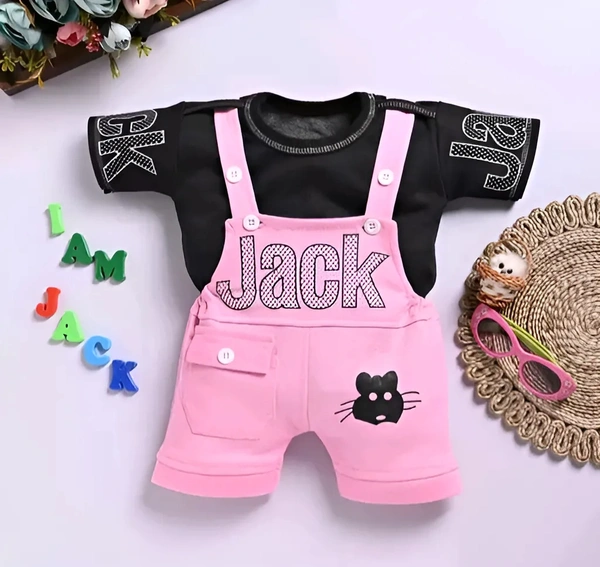 Boys & Girls Designer Dungarees - 0 Month To 12 Months