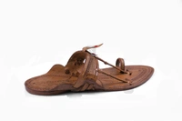 KOLHAPURI CHAPPAL  - White, 1 To 10