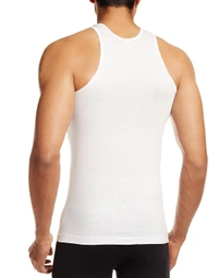 Men's Inner Wear Vest, Cotton Sando/Baniyan, 100% Cotton Housiry || Cotton Vest Top Undershirt - 3, 90CM