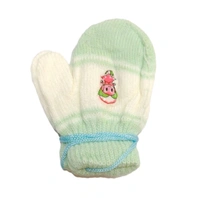 Baby Gloves, Warm Lovely Knitted Mittens, Mutthi (Multicolor) - 9-12 Months, 3 Pieces