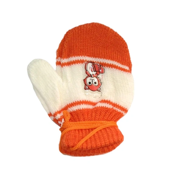 Baby Gloves, Warm Lovely Knitted Mittens, Mutthi (Multicolor) - 9-12 Months, 3 Pieces