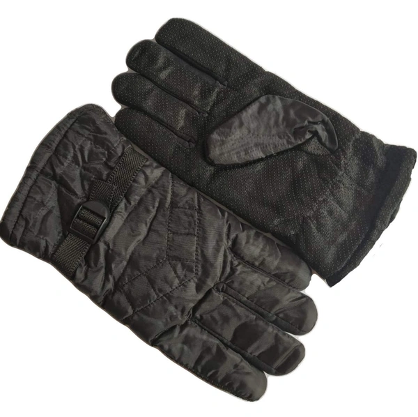 Men's and Women's Soft Fleece Waterproof Windproof Full Finger Bike Warm Spring Autumn Winter Gloves (Medium) - 1 Pair
