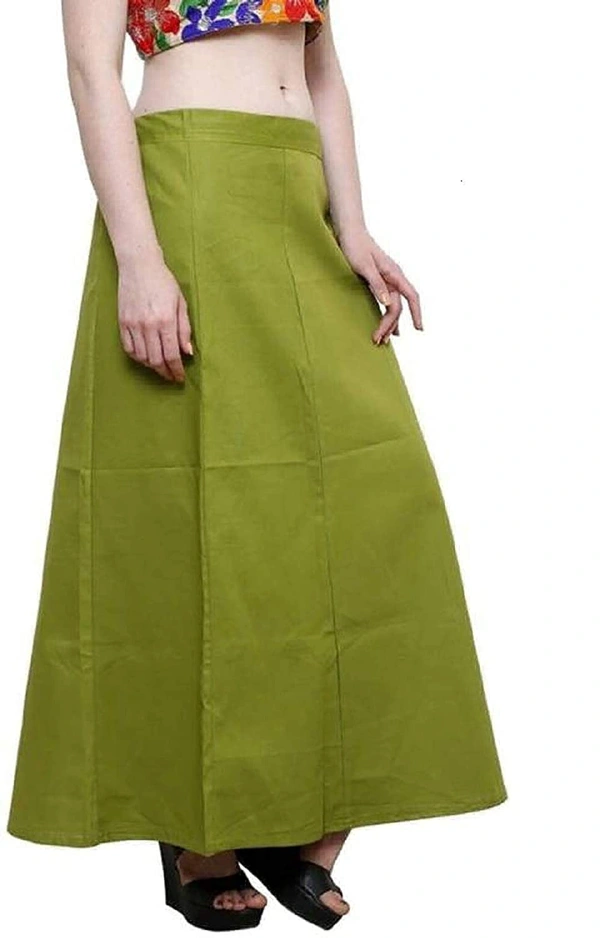 IGNOTO Readymade Saree Shapewear Petticoat for Women, Cotton Blended Shape Wear Dress for Saree (FREE SIZE)  - Crete