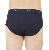 Men's Solid 100% Super-Combed Cotton Briefs || Keep Men Comfortable and Fresh Throughout The Day (Colors & Print May Vary)   - 2, 100 CM
